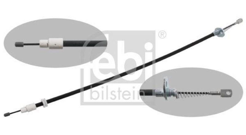 FEBI BILSTEIN 34905 Handbremsseil für Mercedes-Benz