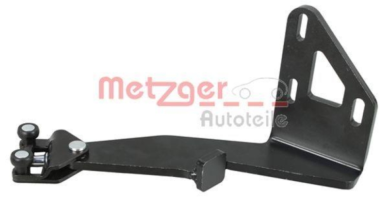 METZGER 2310073 Rollenführung, Schiebetür für OPEL/RENAULT/NISSAN links UNTEN / MIT ARM