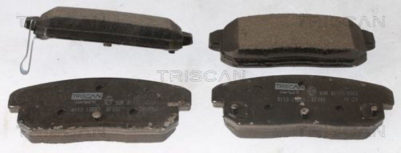 TRISCAN 8110 10551 Bremsbelag Hinten für Mazda, Suzuki