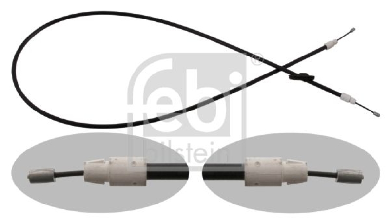 FEBI BILSTEIN 34906 Handbremsseil für Mercedes-Benz