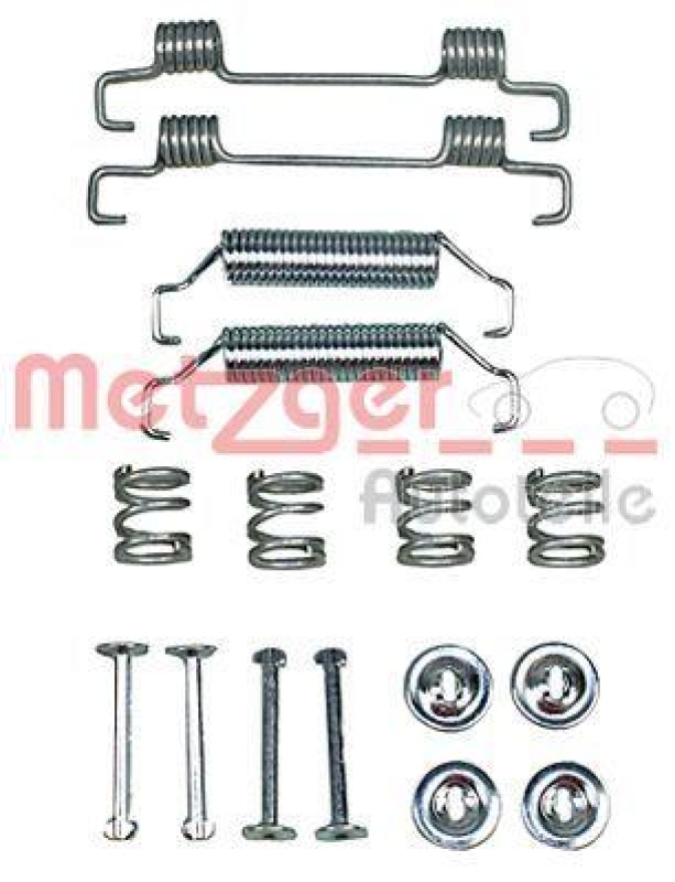 METZGER 105-0052 Zubehörsatz, Feststellbremsbacken für MAN/VW