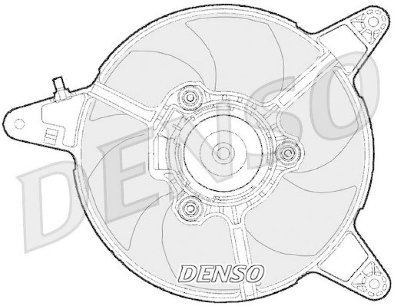 DENSO DER09095 Kühlerlüfter FIAT PANDA (141A_) 1000 4x4 (1986 - 1994)