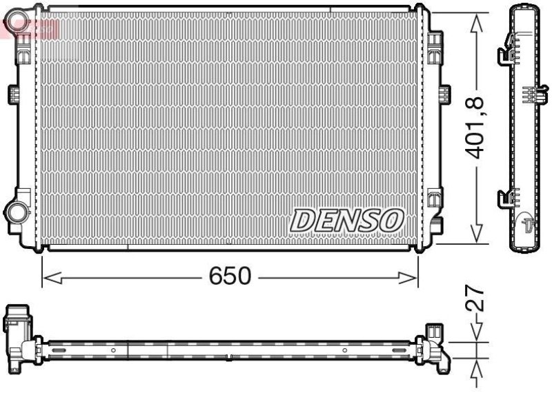 DENSO DRM32048 Kühler SEAT LEON SC (5F5) (13-)