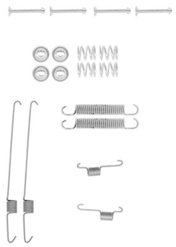 HELLA 8DZ 355 200-001 Zubehörsatz, Bremsbacken für DAIHATSU