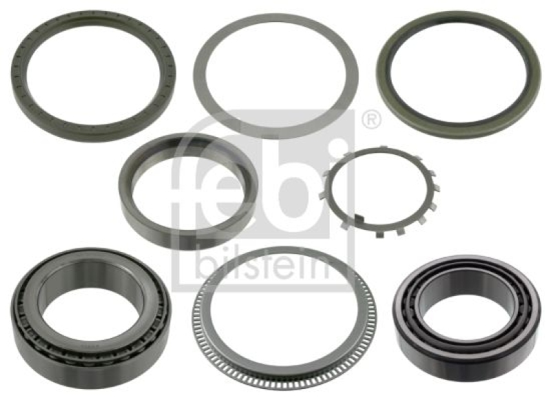 FEBI BILSTEIN 47791 Radlagersatz mit ABS-Impulsring und Anbaumaterial für Mercedes-Benz