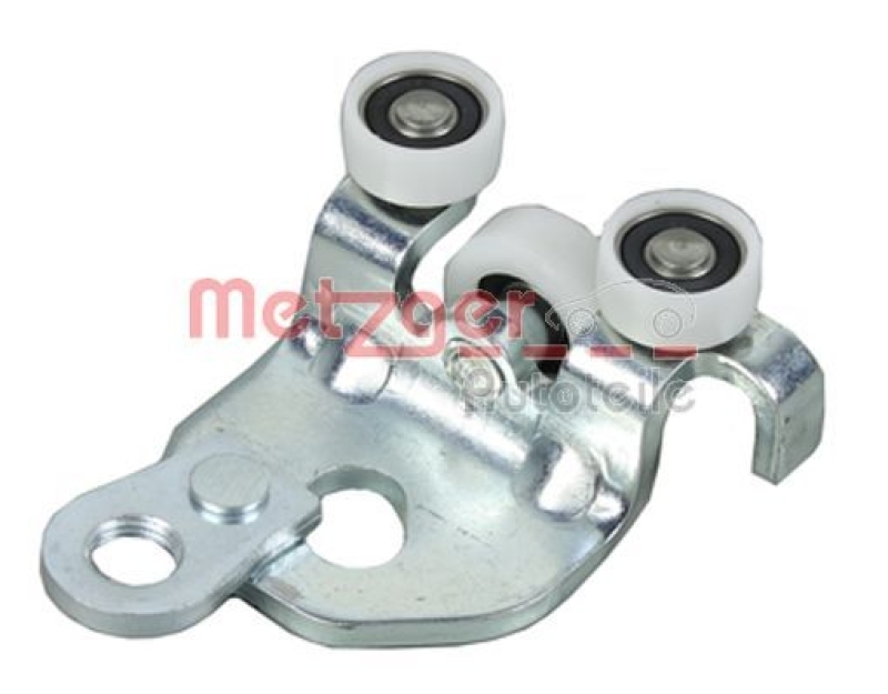 METZGER 2310077 Rollenführung, Schiebetür für CITROEN/FIAT/PEUGEOT links OBEN / OHNE ARM