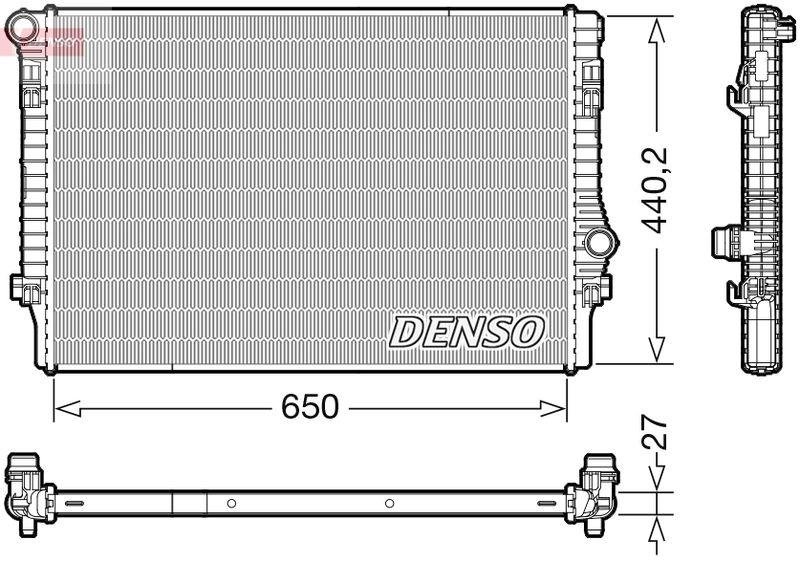 DENSO DRM32049 Kühler VW GOLF VII (5G1, BQ1, BE1, BE2) (13-)