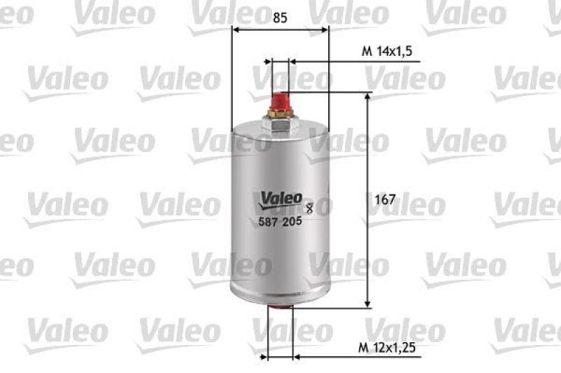 VALEO 587205 Kraftstofffilter, Benzin