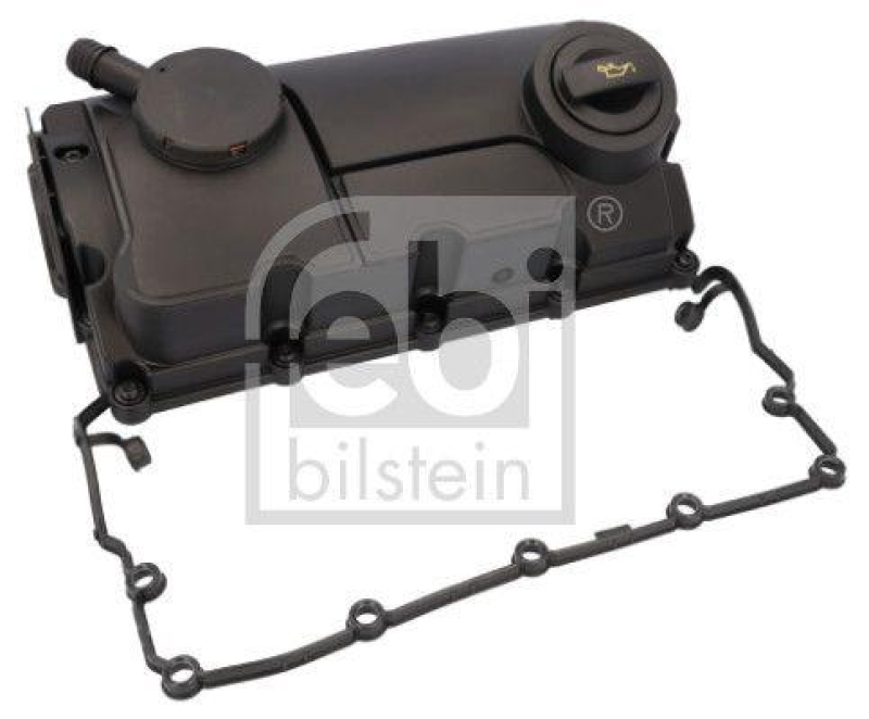 FEBI BILSTEIN 185774 Ventildeckel mit Entlüftungsventil und Dichtung für VW-Audi