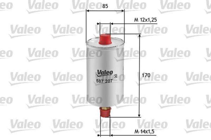 VALEO 587207 Kraftstofffilter, Benzin