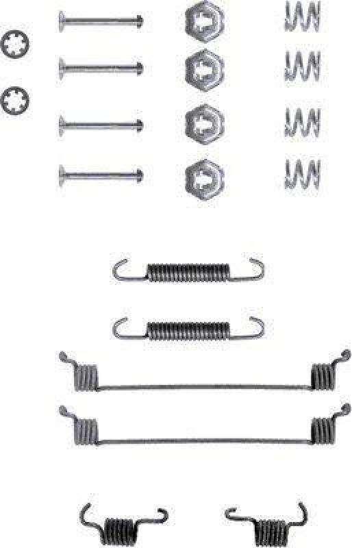 HELLA 8DZ 355 200-071 Zubehörsatz Bremsbacken X0040