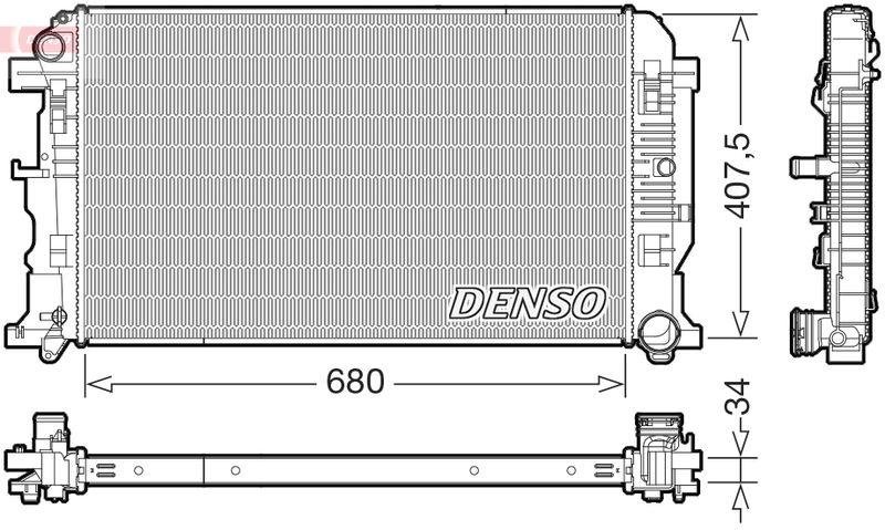 DENSO DRM32053 Kühler VW CRAFTER 30-50 (2E, 2F) 2.0 TDI (11-16)