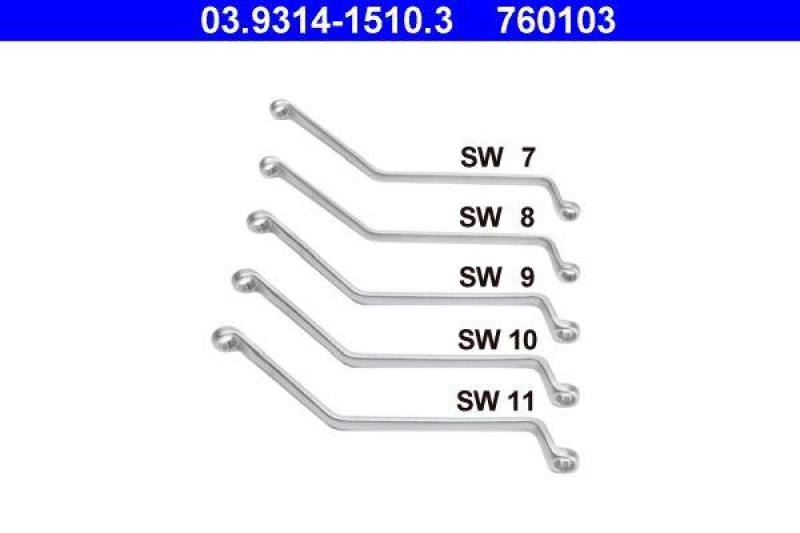 ATE 03.9314-1510.3 Entl.Schlüssel Satz