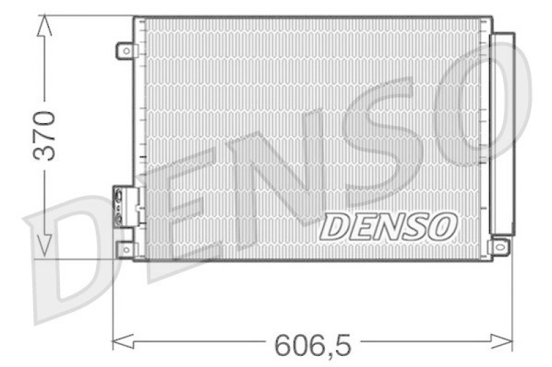 DENSO DCN09045 Kondensator A/C FORD KA (RU8) 1.2 (2008 - )