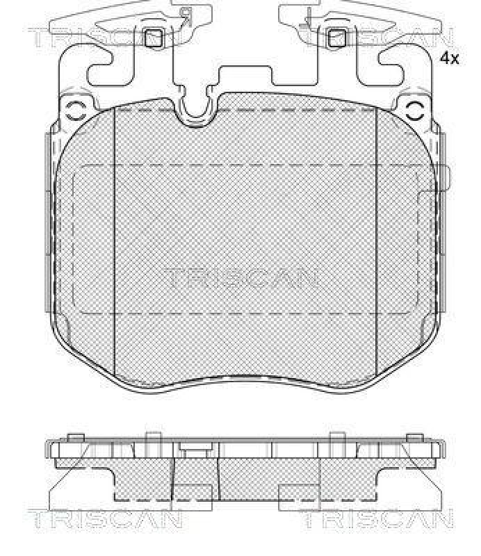 TRISCAN 8110 11066 Bremsbelag Vorne für Bmw