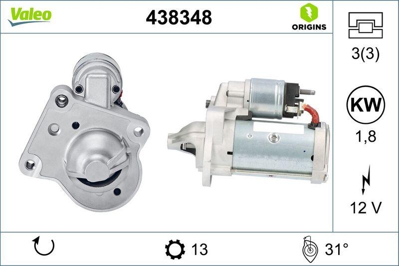 VALEO 438348 Starter Neu - ORIGINS