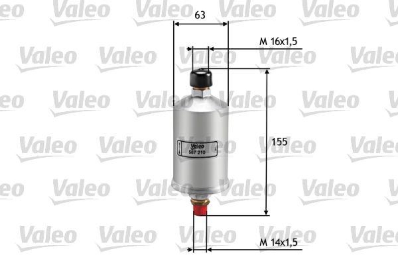 VALEO 587210 Kraftstofffilter, Benzin