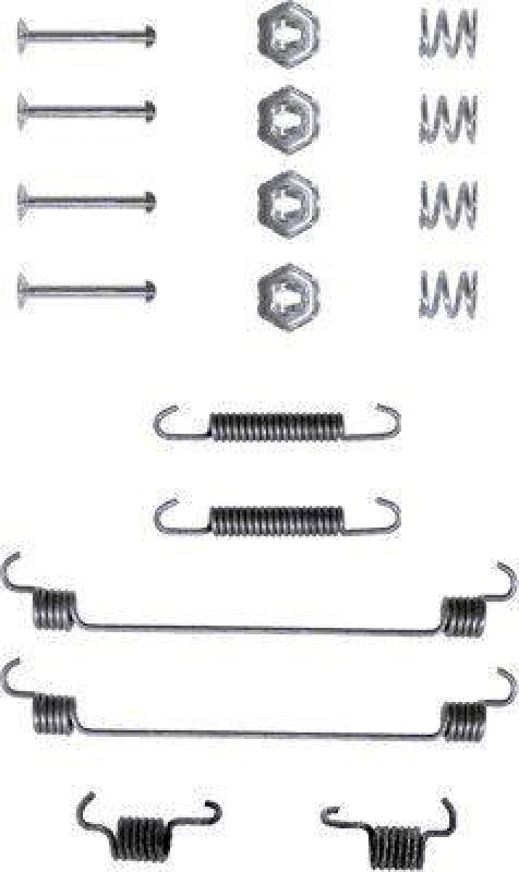 HELLA 8DZ 355 200-091 Zubehörsatz Bremsbacken X0044