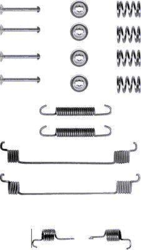 HELLA 8DZ 355 200-101 Zubehörsatz Bremsbacken X0046