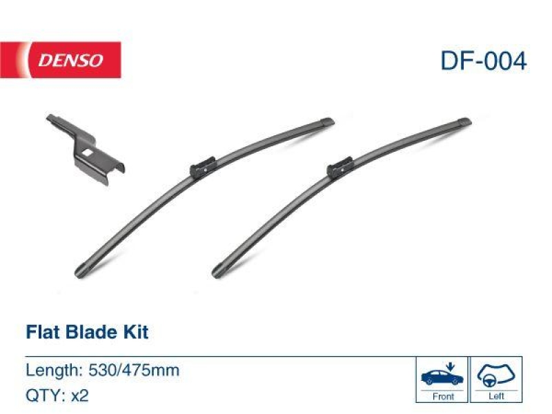 DENSO DF-004 Wischer Flat Blade Kit VW POLO (01-09)