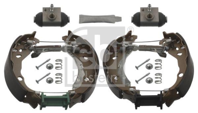 FEBI BILSTEIN 37548 Bremsbackensatz mit Anbaumaterial für Peugeot