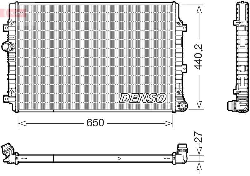 DENSO DRM32059 Kühler VW CADDY ALLTRACK MPV (SAB) 2.0 TDI (15-)