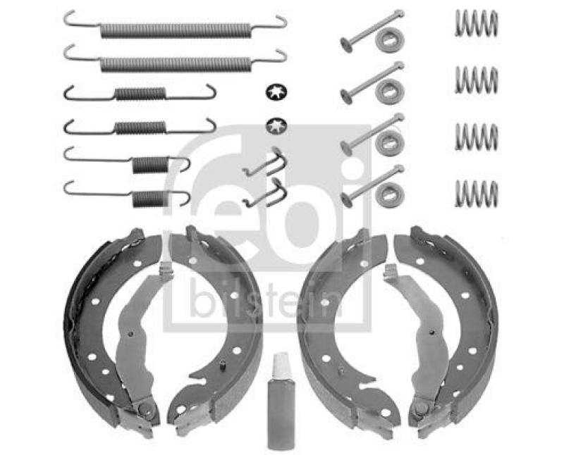 FEBI BILSTEIN 30594 Bremsbackensatz mit Anbaumaterial für BMW