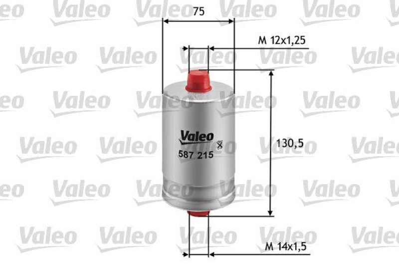 VALEO 587215 Kraftstofffilter, Benzin