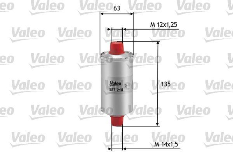 VALEO 587218 Kraftstofffilter, Benzin