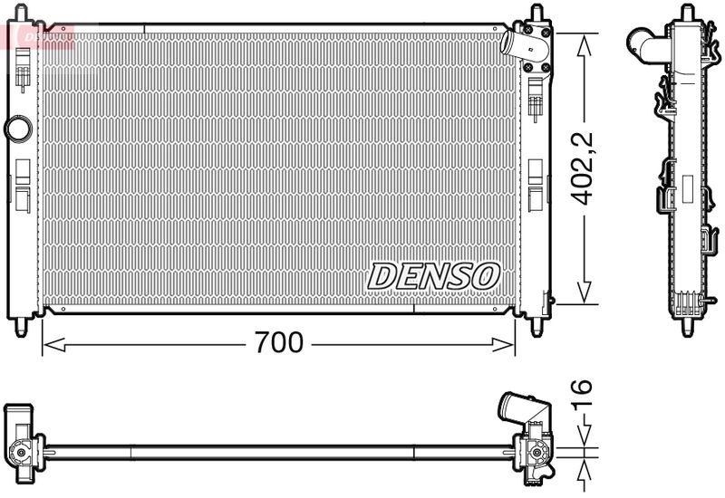 DENSO DRM45050 Kühler MITSUBISHI ASX (GA_W_) (10-)