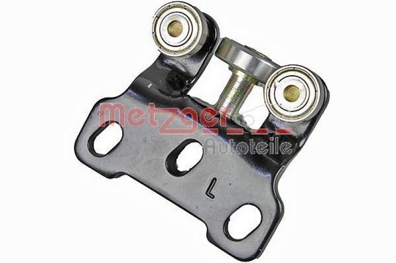 METZGER 2310091 Rollenführung, Schiebetür für FORD links MITTE / OHNE ARM