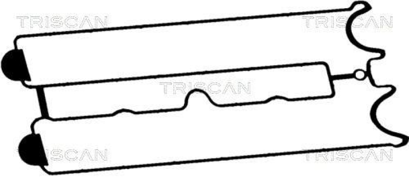 TRISCAN 515-5081 Ventildeckeldichtung für Opel