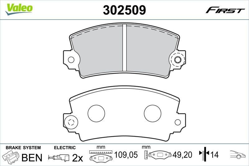 VALEO 302509 SBB-Satz - FIRST