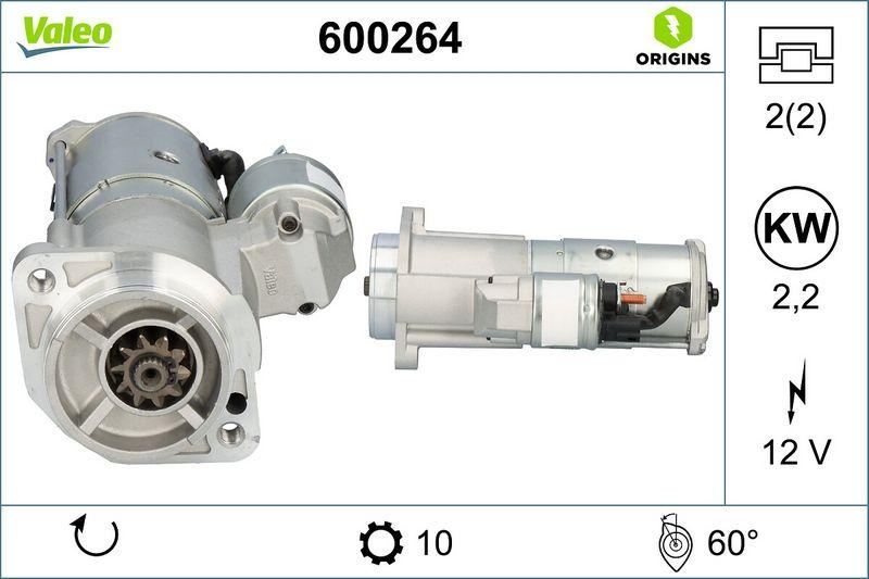 VALEO 600264 Starter Neu - ORIGINS