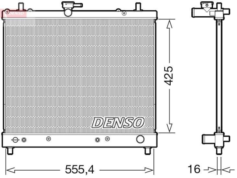 DENSO DRM35006 Kühler DAIHATSU TERIOS (J2_) 1.5 4x4 (06-)