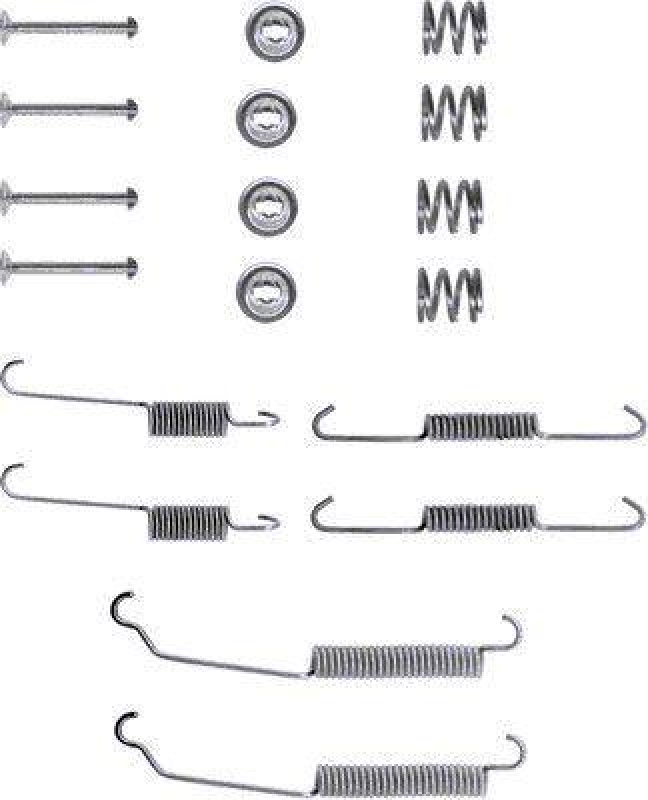 HELLA 8DZ 355 200-201 Zubehörsatz Bremsbacken X0064