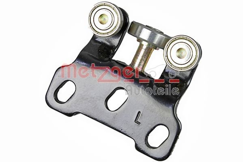 METZGER 2310095 Rollenführung, Schiebetür für FORD links MITTE / OHNE ARM