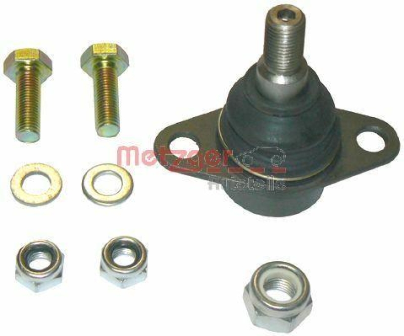 METZGER 57007118 Trag-/Führungsgelenk für BMW VA links/rechts UNTEN