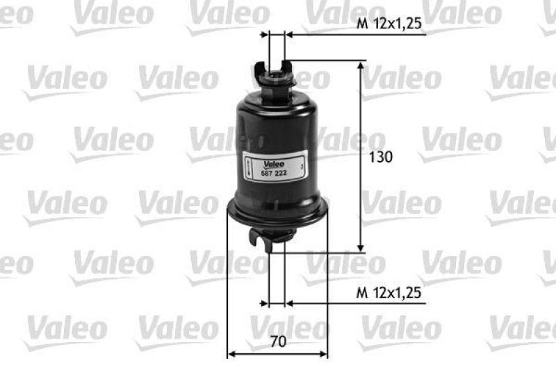 VALEO 587222 Kraftstofffilter, Benzin