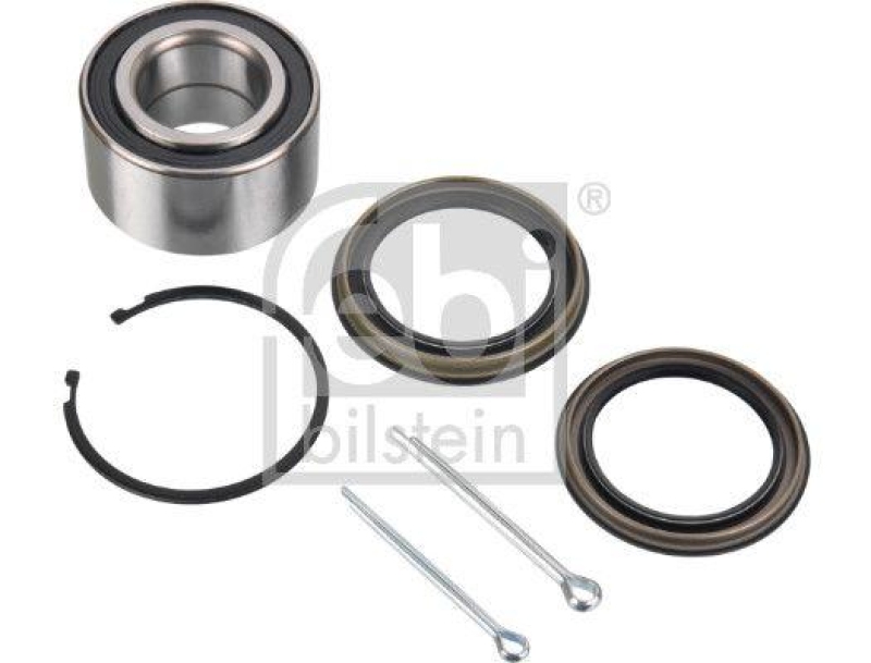 FEBI BILSTEIN 31252 Radlagersatz mit Wellendichtring, Sicherungsring und Splint für NISSAN