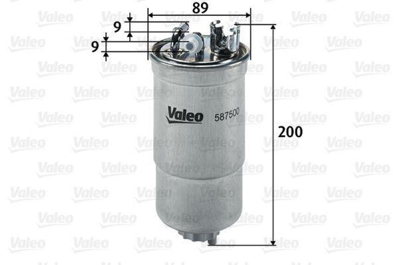 VALEO 587500 Kraftstofffilter, Diesel