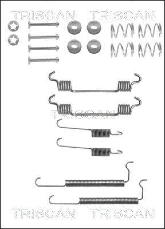 TRISCAN 8105 242563 Montagesatz F. Bremsbacken für Opel