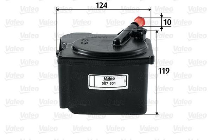 VALEO 587501 Kraftstofffilter, Diesel