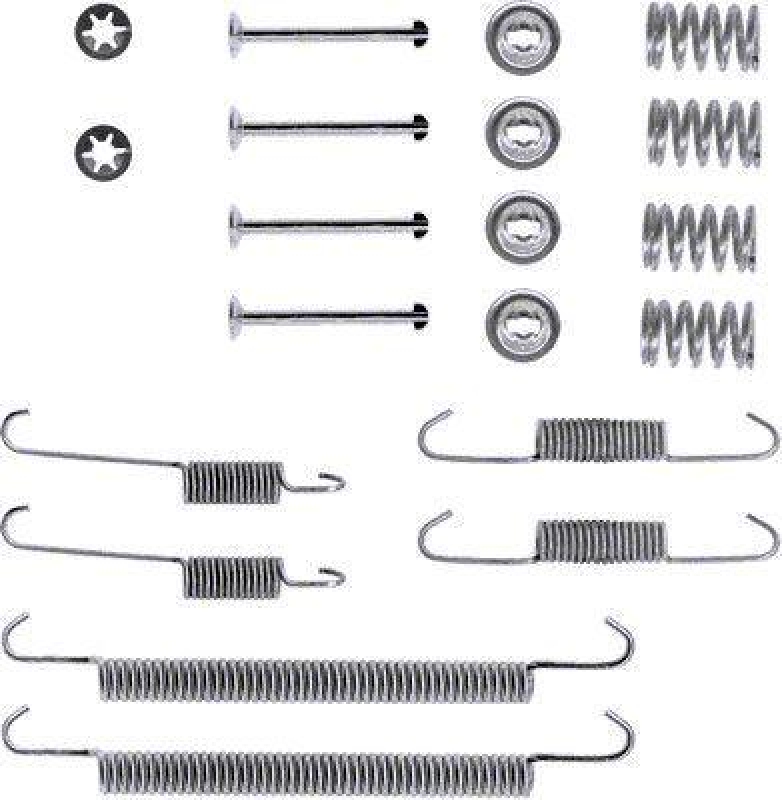 HELLA 8DZ 355 200-231 Zubehörsatz Bremsbacken X0069