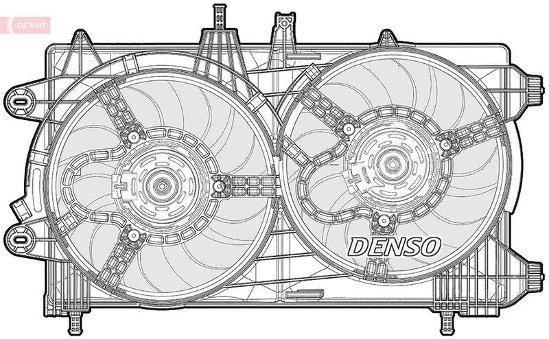 DENSO DER13011 Kühlerlüfter LANCIA YPSILON (312_) 0.9 TwinAir (13- )