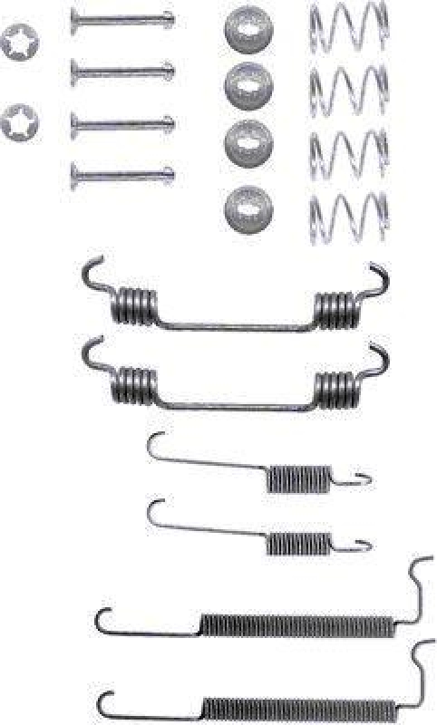 HELLA 8DZ 355 200-241 Zubehörsatz Bremsbacken X0070