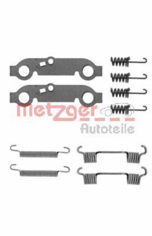 METZGER 105-0537 Zubehörsatz, Feststellbremsbacken für MB