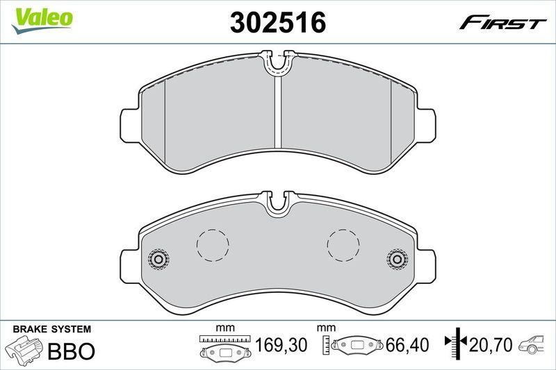 VALEO 302516 SBB-Satz - FIRST