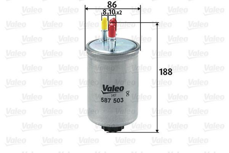 VALEO 587503 Kraftstofffilter, Diesel