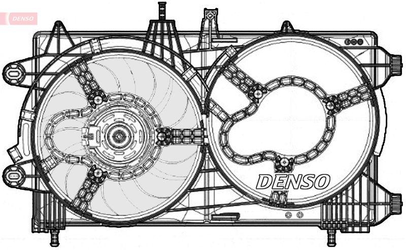 DENSO DER13012 Kühlerlüfter LANCIA YPSILON (312_) 0.9 TwinAir (13- )